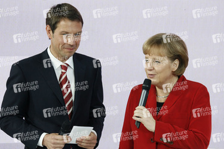 René Obermann, Angela Merkel