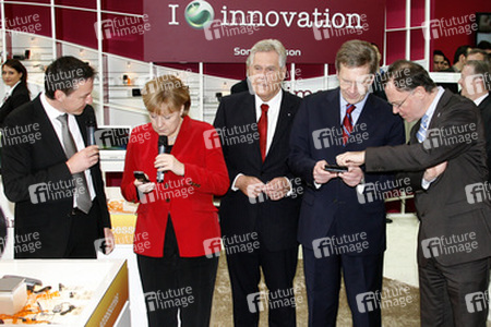 Sony Ericsson Manager, Angela Merkel, Michael Glos, Christian Wulff, Stephan Weil