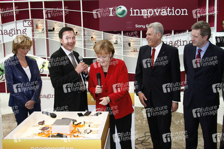 Dagmar G. Wöhrl, Sony Ericsson Manager, Angela Merkel, Michael Glos, Christian Wulff