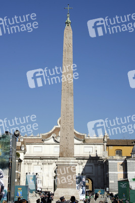 Obelisk Flaminio (im Hintergrund Porta del Popolo)