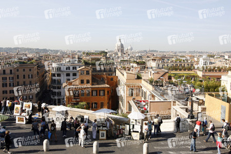 Blick von der Santa Trinità dei Monti