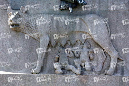 Sockel des Reiterstandbilds von Garibaldi