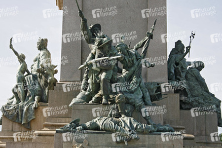 Sockel des Reiterstandbilds von Garibaldi