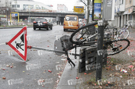 Aufräumarbeiten in Berlin