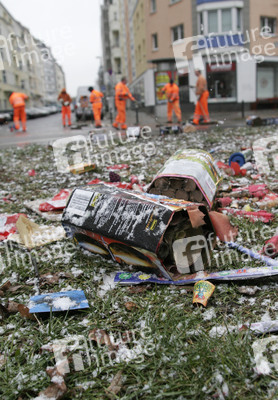 Aufräumarbeiten in Berlin