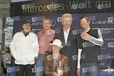 Christoph Langen, Illie Nastase, Boris Becker, Michael Teuber, Kirsten Bruhn