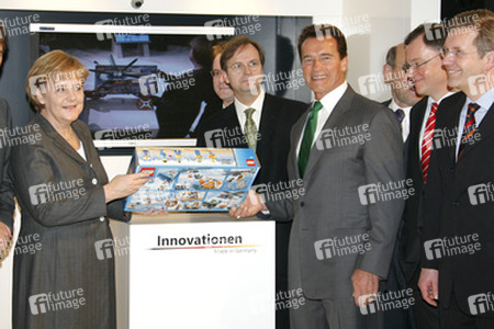 Angela Merkel, Arnold Schwarzenegger, Stephan Weil, Christian Wulff