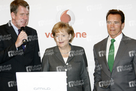 Friedrich Joussen, Angela Merkel, Arnold Schwarzenegger
