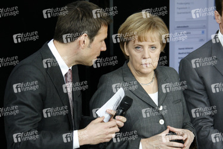 René Obermann, Angela Merkel