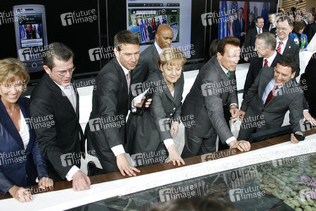 Dagmar G. Wöhrl, Karl-Theodor zu Guttenberg, René Obermann, Angela Merkel, Arnold Schwarzenegger