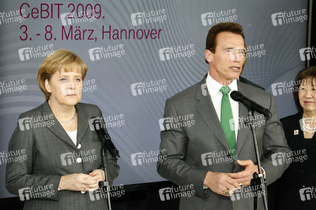 Angela Merkel, Arnold Schwarzenegger