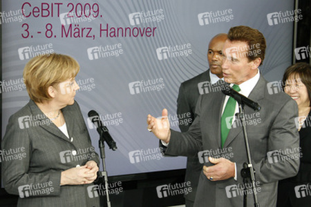 Angela Merkel, Arnold Schwarzenegger