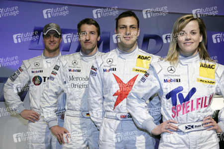 Ralf Schumacher, Bernd Schneider, Gary Paffett, Susie Stoddart