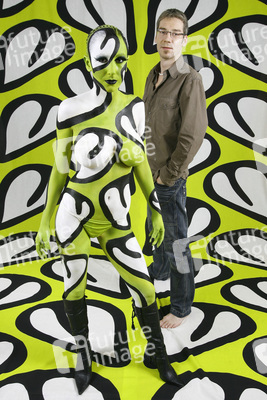 Jörg Düsterwald mit Model