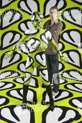 Jörg Düsterwald mit Model