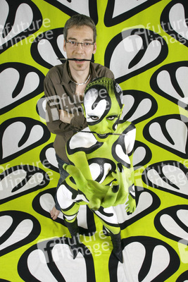 Jörg Düsterwald mit Model