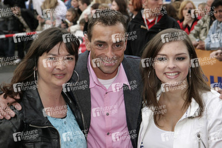 Andreas Niedrig mit Ehefrau Sabine und Tochter Jana