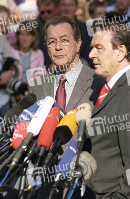 Franz Müntefering, Gerhard Schröder