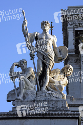 Statue auf dem Monumento Vittorio Emanuele II / Nationaldenkmal für Viktor Emanuel II.