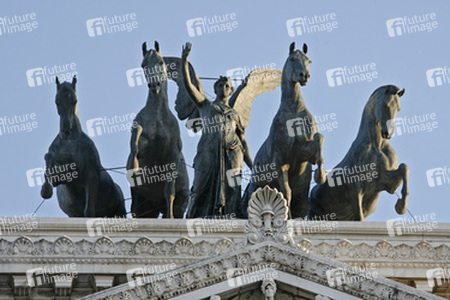 Statue auf dem Monumento Vittorio Emanuele II / Nationaldenkmal für Viktor Emanuel II.