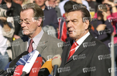 Franz Müntefering, Gerhard Schröder