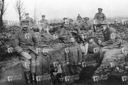 Deutsche Soldaten an der Front