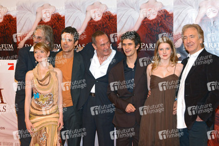 Andrew Birkin, Karoline Herfurth, Tom Tykwer, Bernd Eichinger, Ben Whishaw, Rachel Hurd-Wood, Alan Rickman