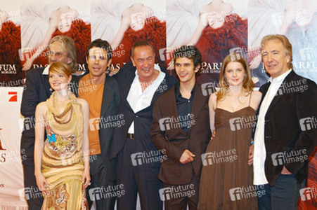 Andrew Birkin, Karoline Herfurth, Tom Tykwer, Bernd Eichinger, Ben Whishaw, Rachel Hurd-Wood, Alan Rickman