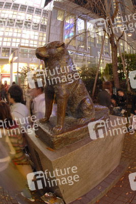Hachiko Denkmal am Bahnhof Shibuya