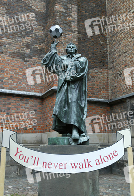Martin Luther Denkmal vor der Marktkirche