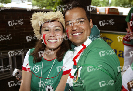 Fans aus Mexiko auf der Fanmeile