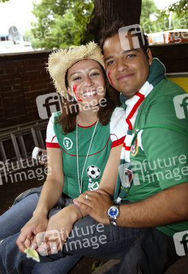 Fans aus Mexiko auf der Fanmeile