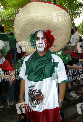 Fan aus Mexiko auf der Fanmeile