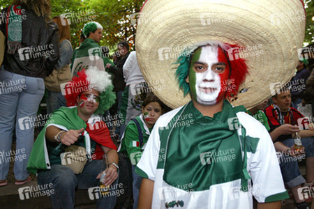 Fans aus Mexiko auf der Fanmeile