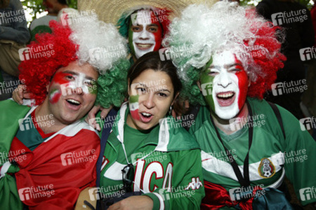 Fans aus Mexiko auf der Fanmeile