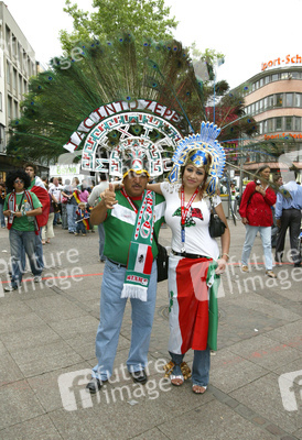 Fans aus Mexiko auf der Fanmeile