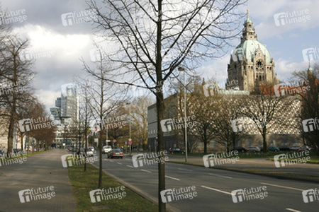 Friedrichswall mit Nord LB, Neues Rathaus und Kestner-Museum