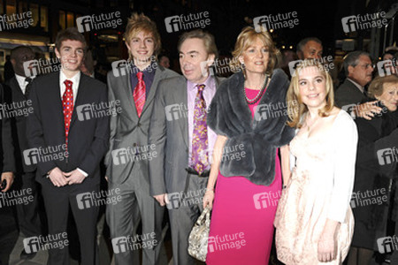 Andrew Lloyd Webber mit Familie