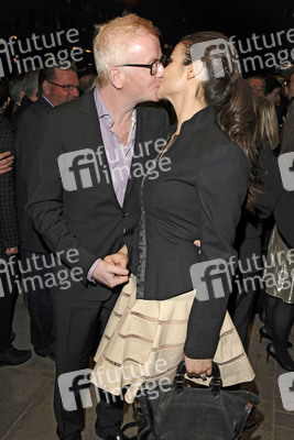 Chris Evans mit Begleitung