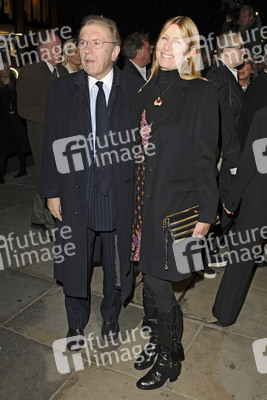 David Frost mit Gattin Carina