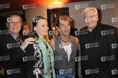 Franz Müntefering mit Ehefrau Michelle, Peter Maffay, Frank-Walter Steinmeier