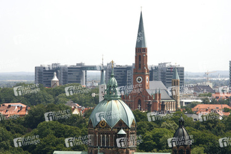 St. Lukas Lehel, St. Johann Baptist, Telekom Hochhaus