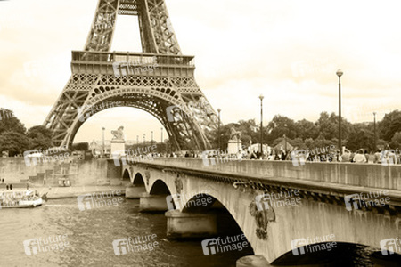 Eiffelturm / Tour Eiffel und Pont d'Iéna