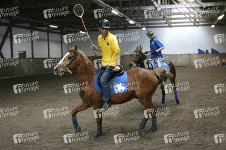 Polocrosse Spieler