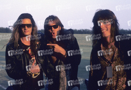 Photoshooting mit Skid Row in Milton Keynes