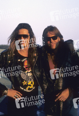 Photoshooting mit Skid Row in Milton Keynes