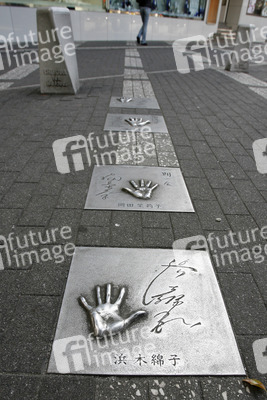 Handabdrücke von Prominenten