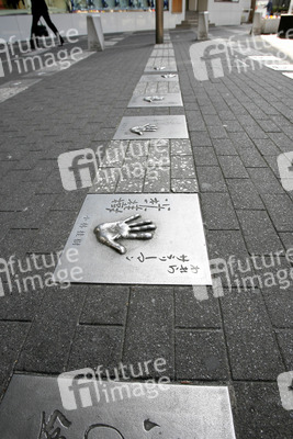 Handabdrücke von Prominenten