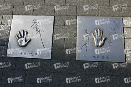 Handabdrücke von Prominenten