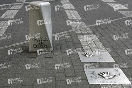 Handabdrücke von Prominenten